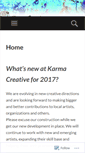 Mobile Screenshot of karma-creative.ca